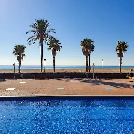 Apartment At037 Els Pins, Primera Linea, Piscina, Vistas Torredembarra